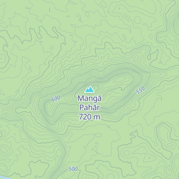 Map of Mangā Pahār