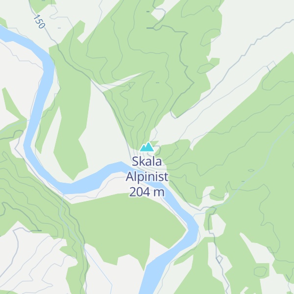 Map of Skala Alpinist