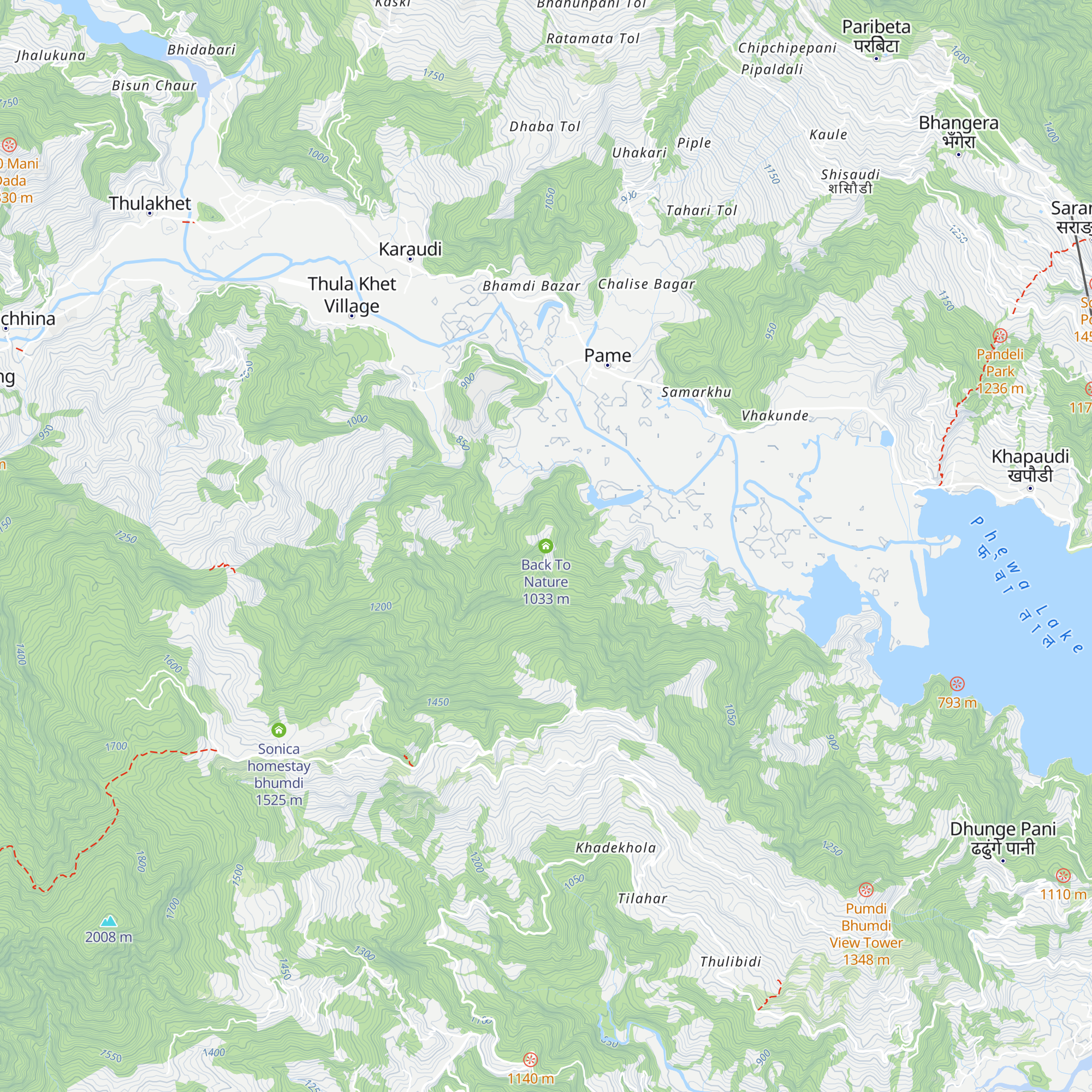 Back To Nature map