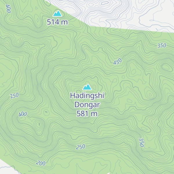 Map of Hadingshi Dongar