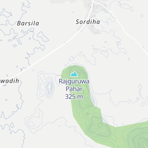 Map of Rajguruwa Pahar