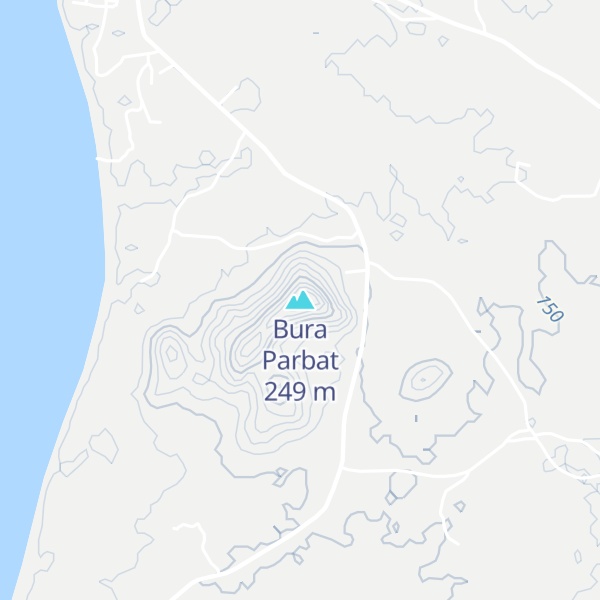 Map of Bura Parbat