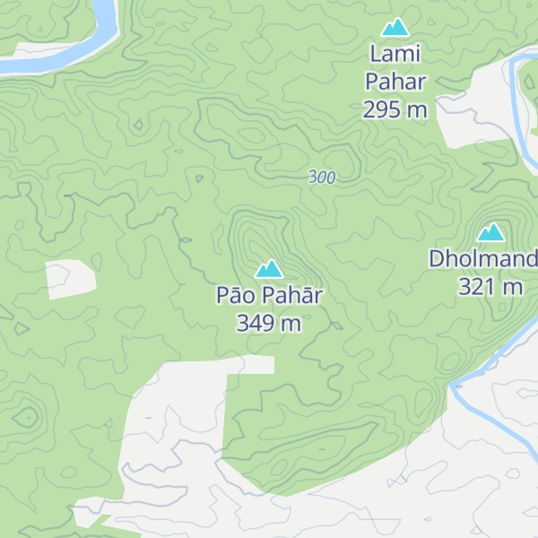 Map of Pāo Pahār