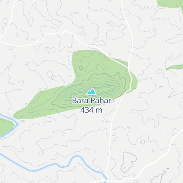 Map of Bara Pahar