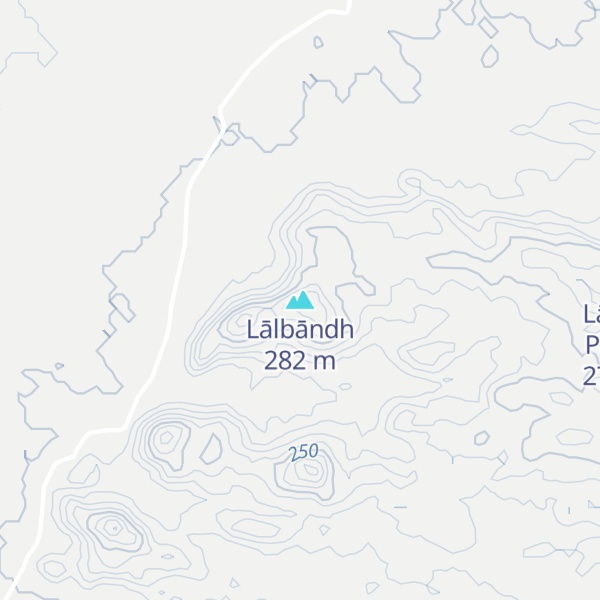 Map of Lālbāndh