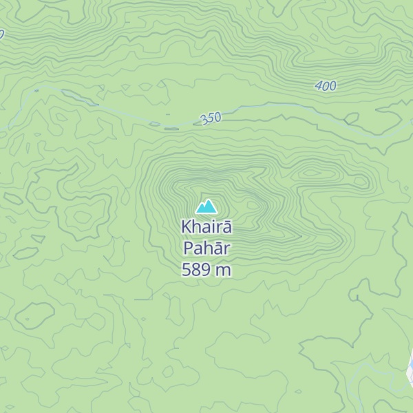 Map of Khairā Pahār