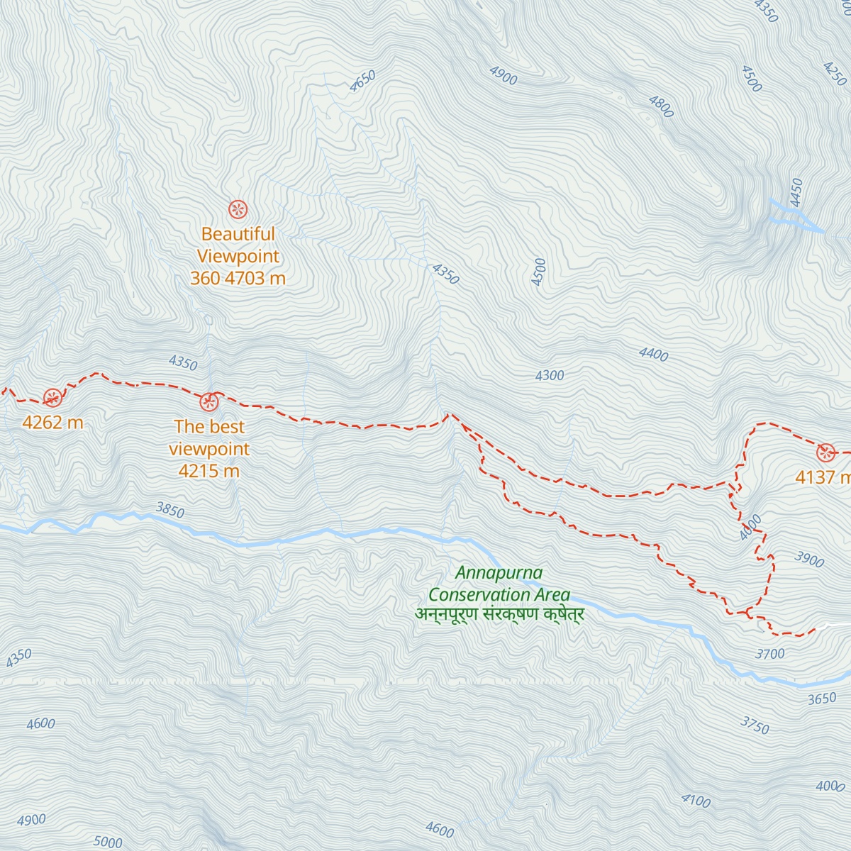 Hotel Tilicho Peak and Restaurant map
