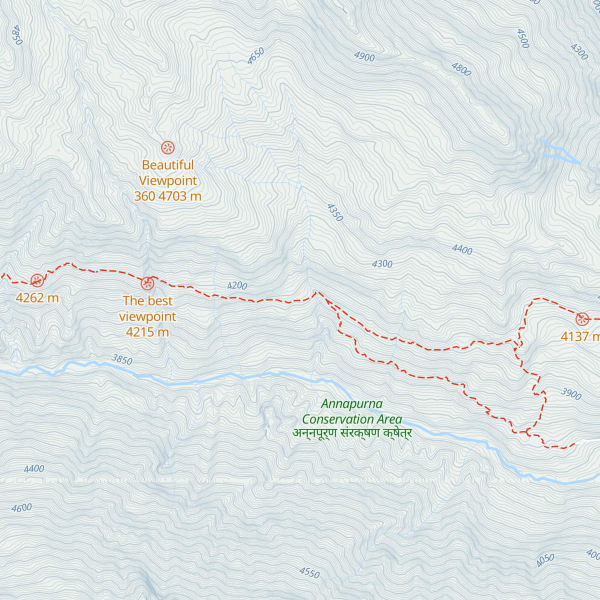 Hotel Tilicho Peak and Restaurant map