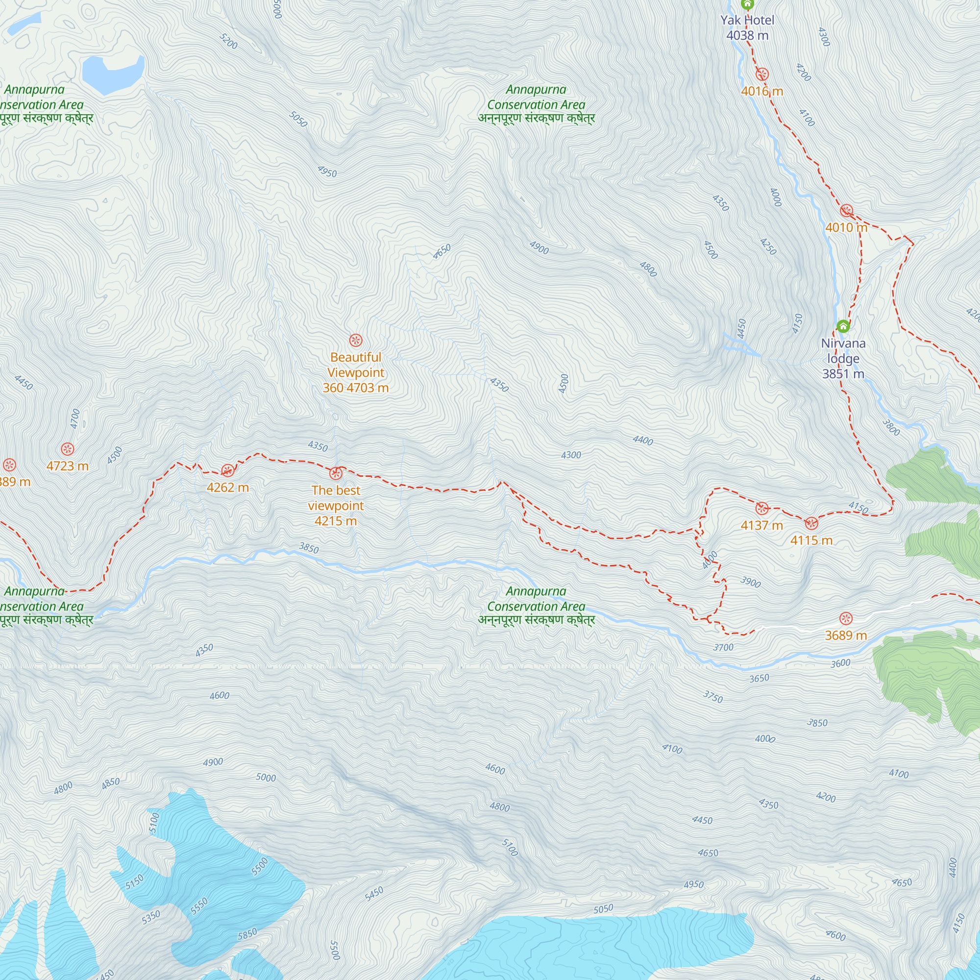 Himalayan Hotel map