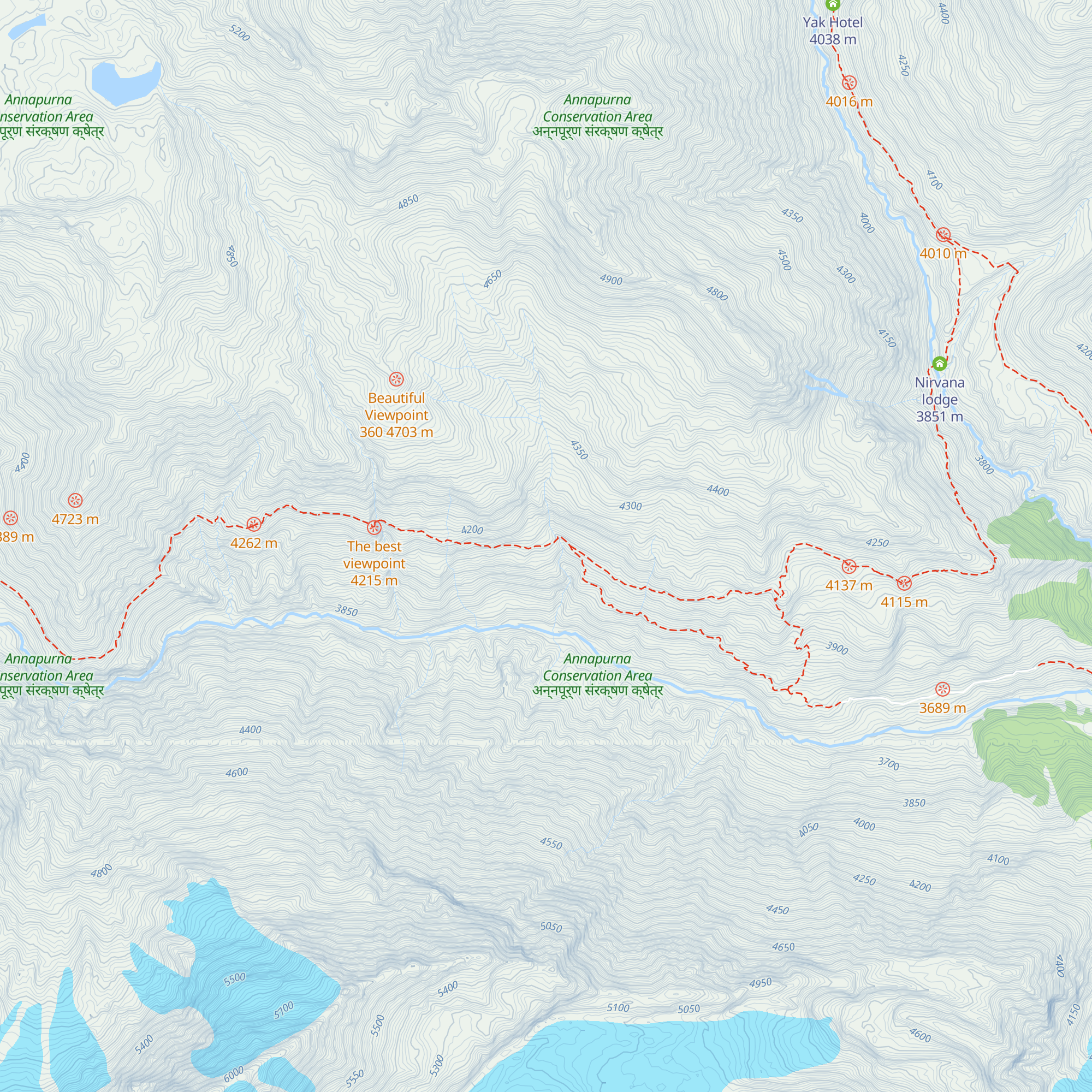 Himalayan Hotel map