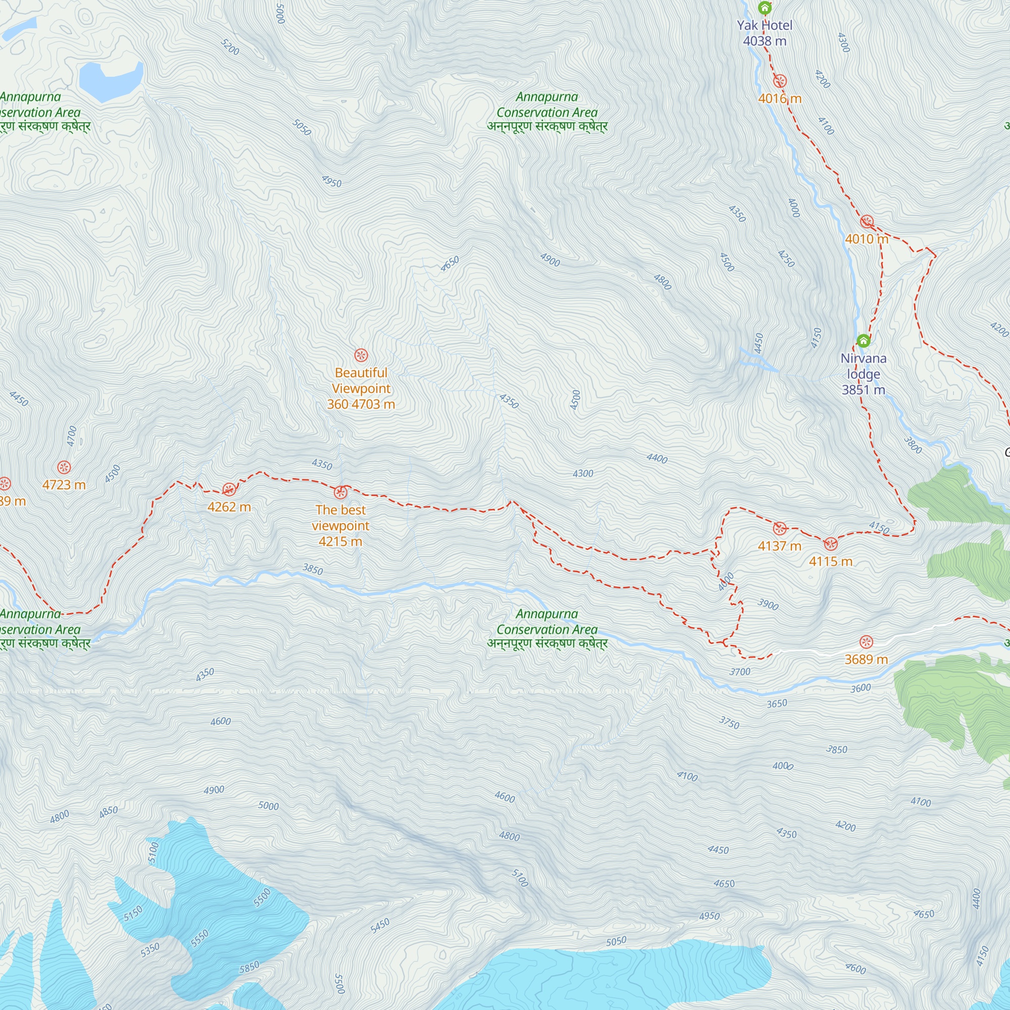 Mountain eco cottage map