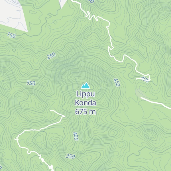 Map of Lippu Konda