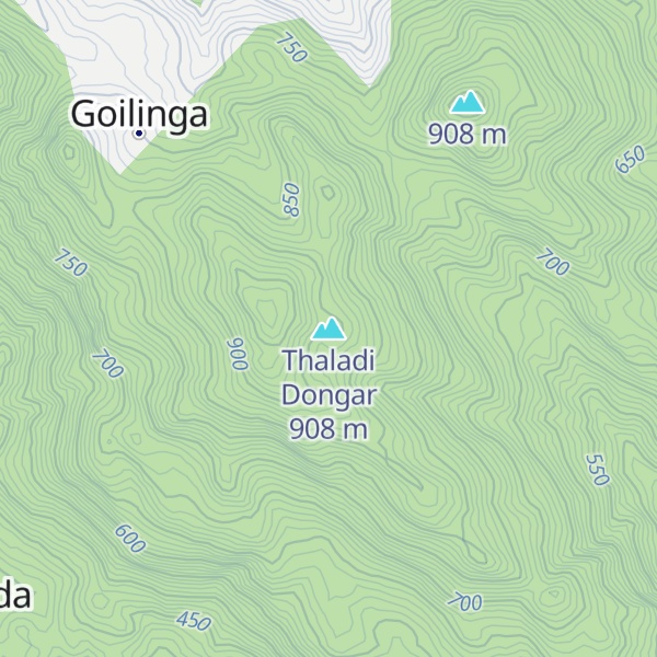 Map of Thaladi Dongar