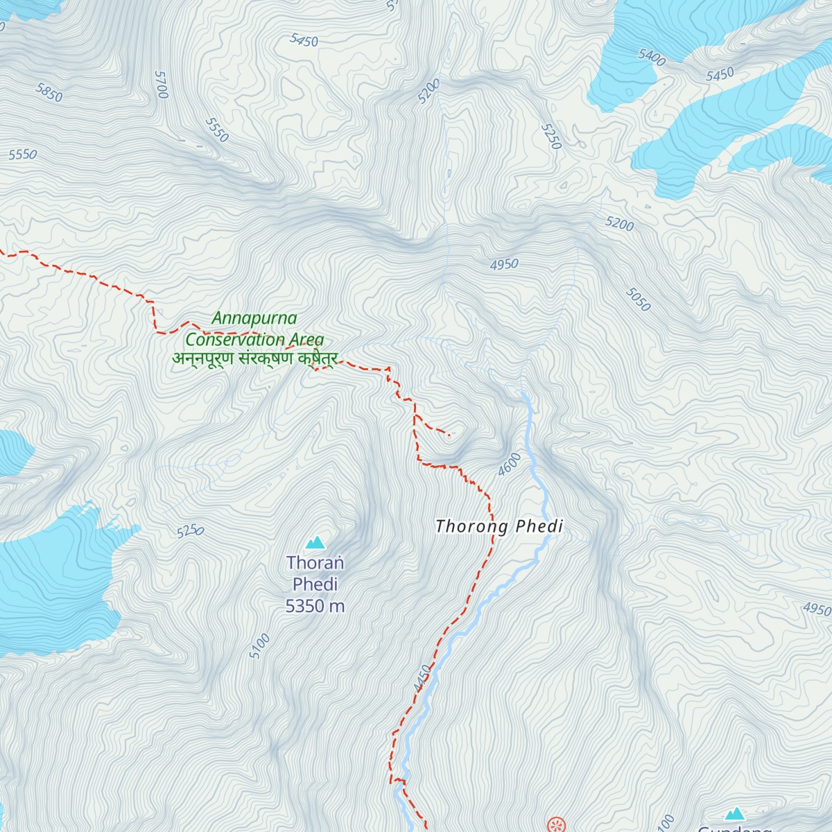 Thorong High Camp Hotel map