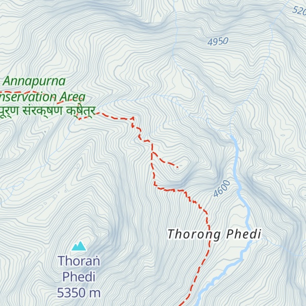 Map of Thorong High Camp Hotel