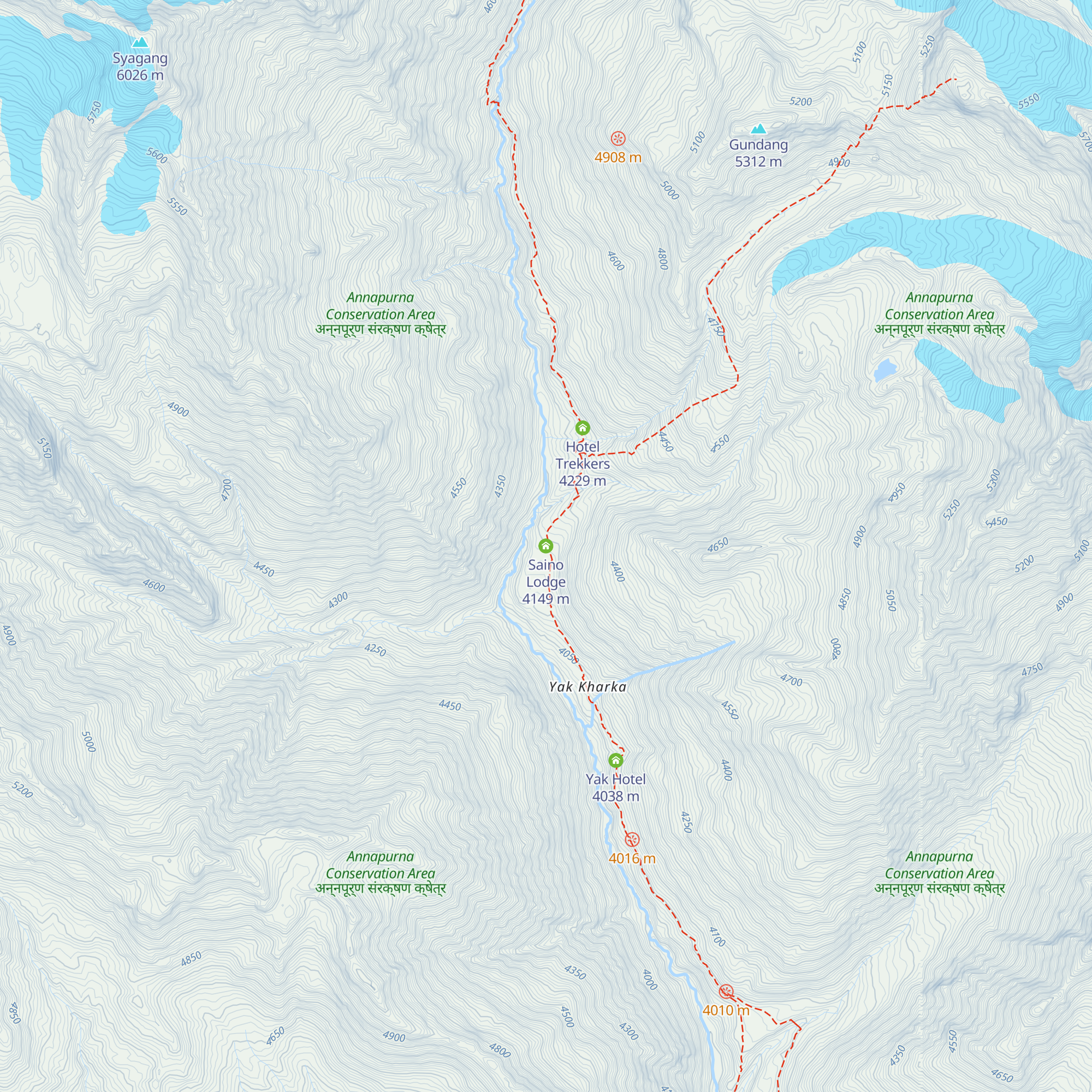 Saino Lodge map