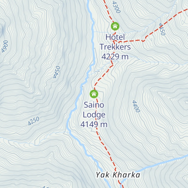 Map of Saino Lodge