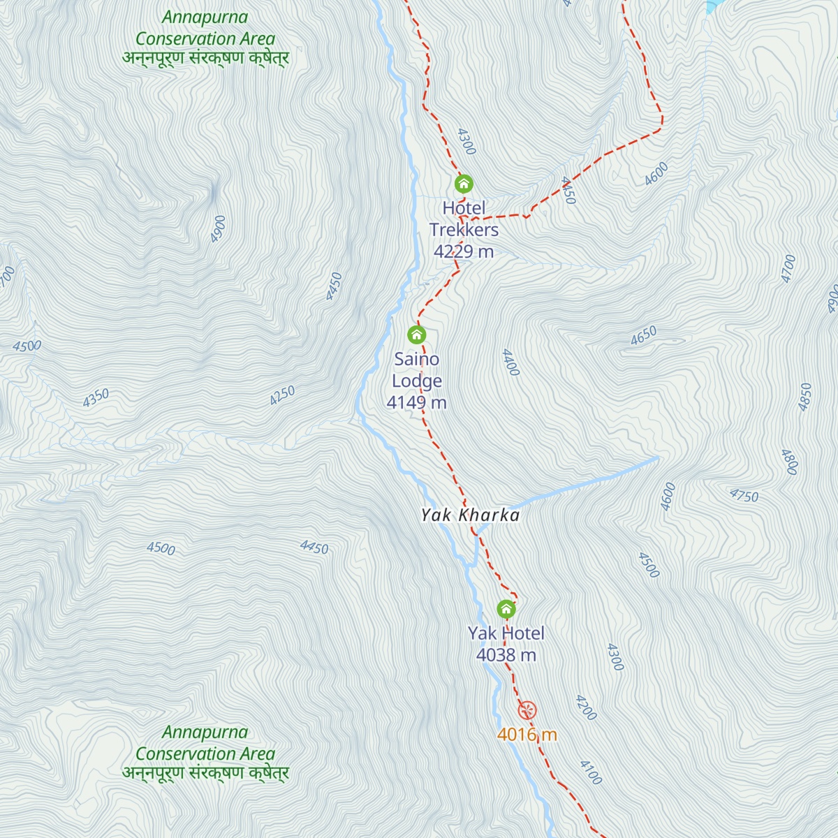 Himalayan View Hotel map