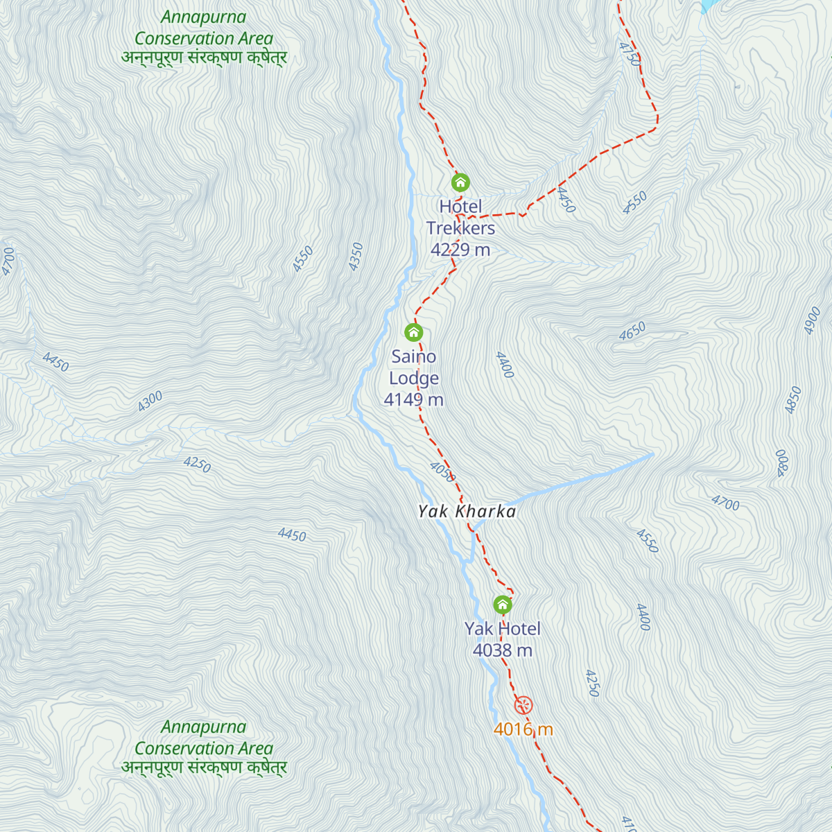 Himalayan View Hotel map