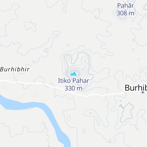 Map of Itiko Pahar
