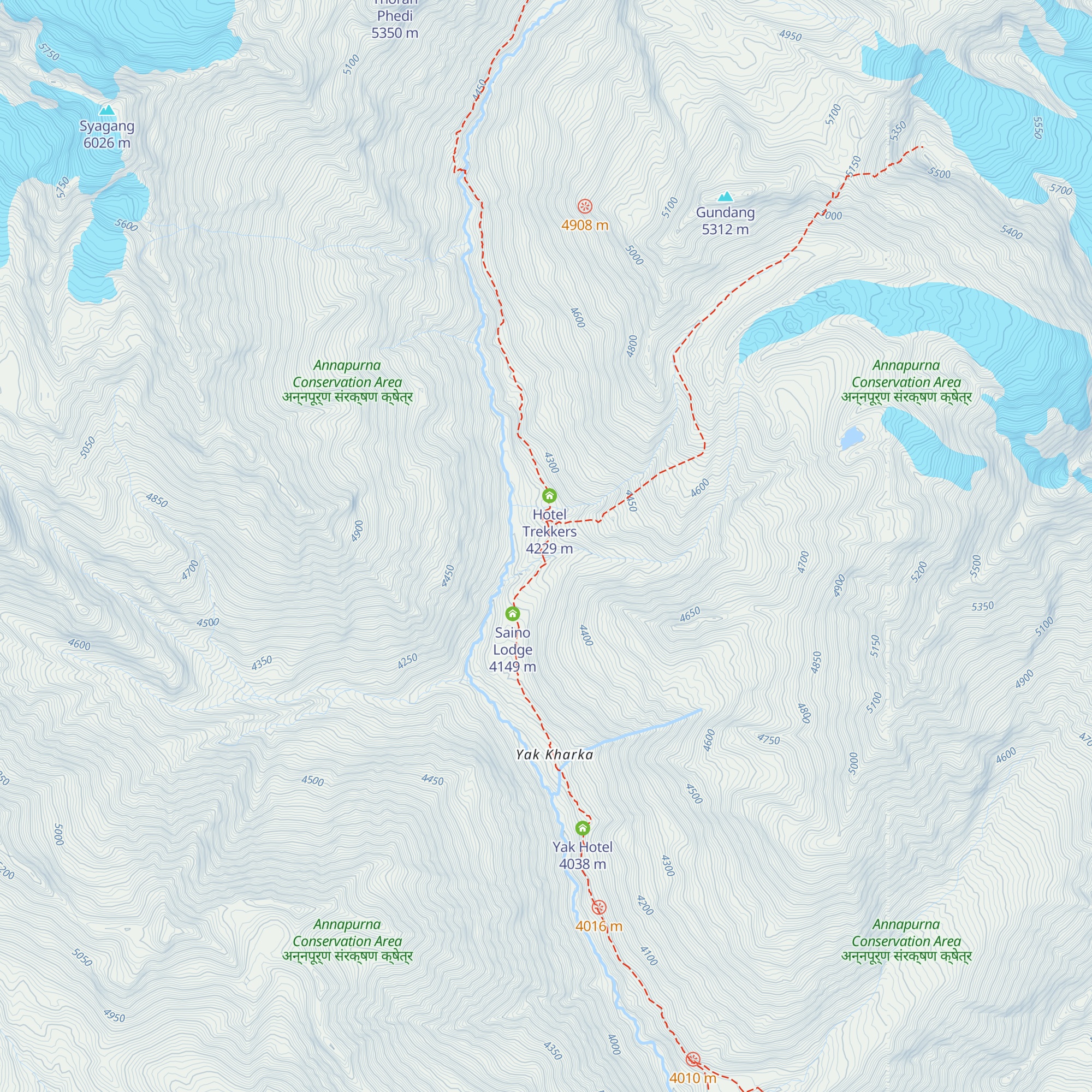 Snowland map