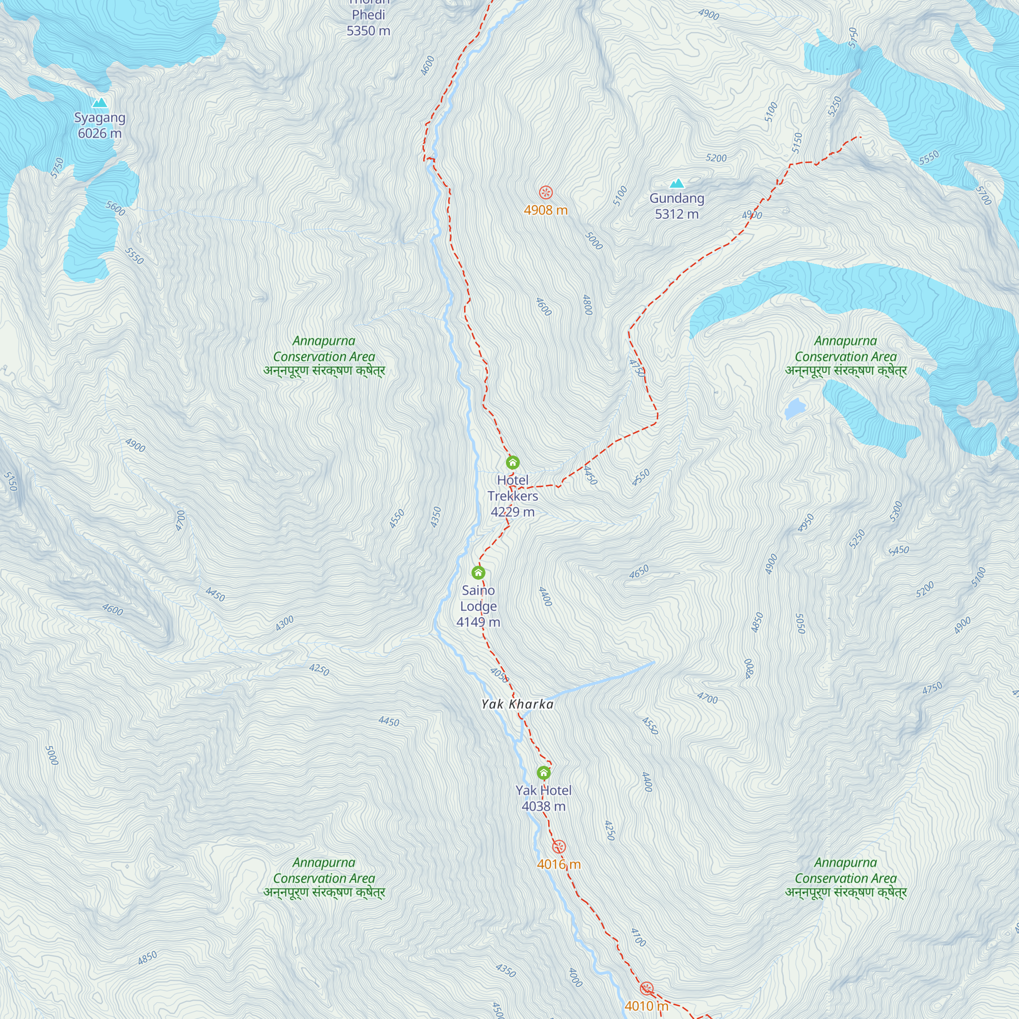 Snowland map
