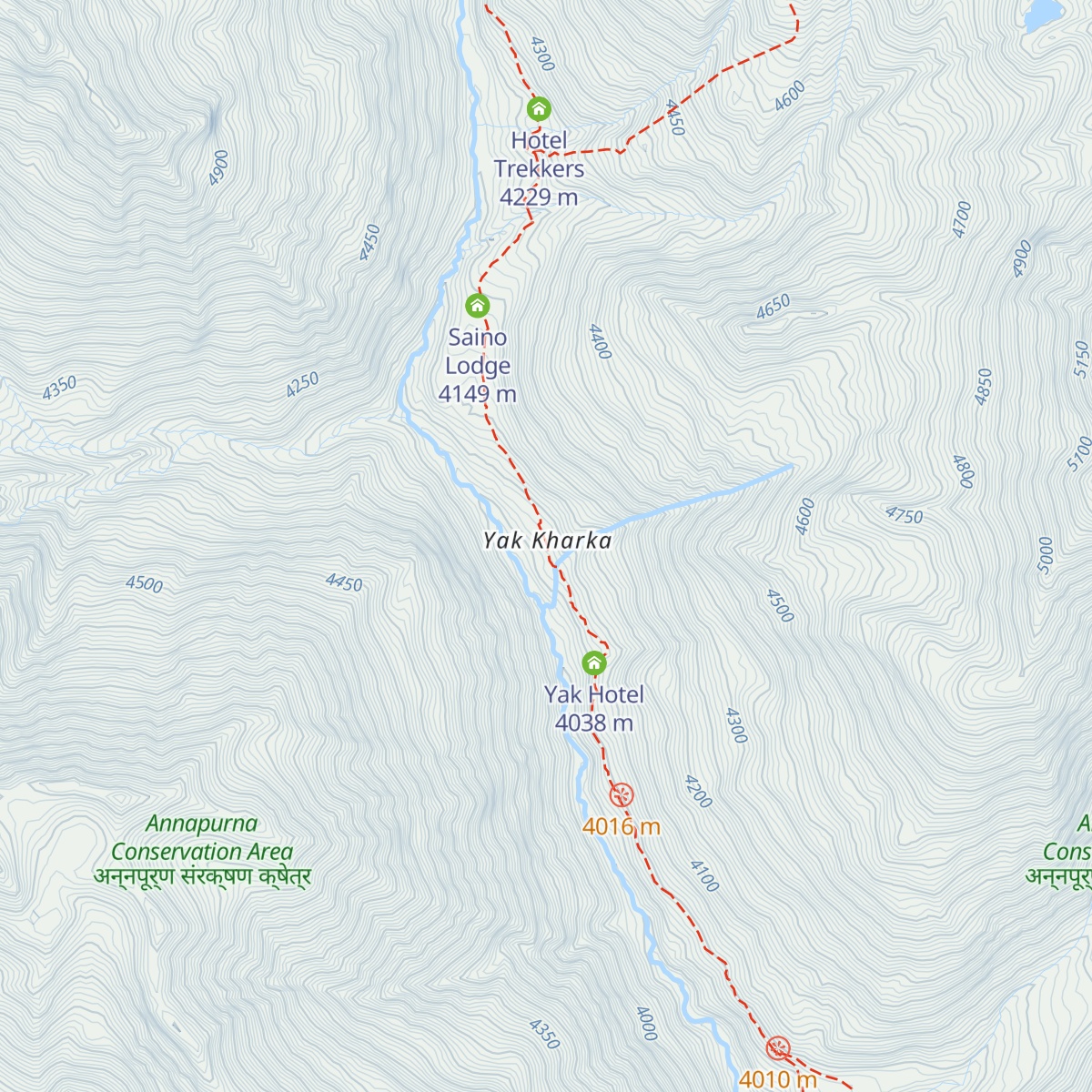 Hotel Gangapurna map