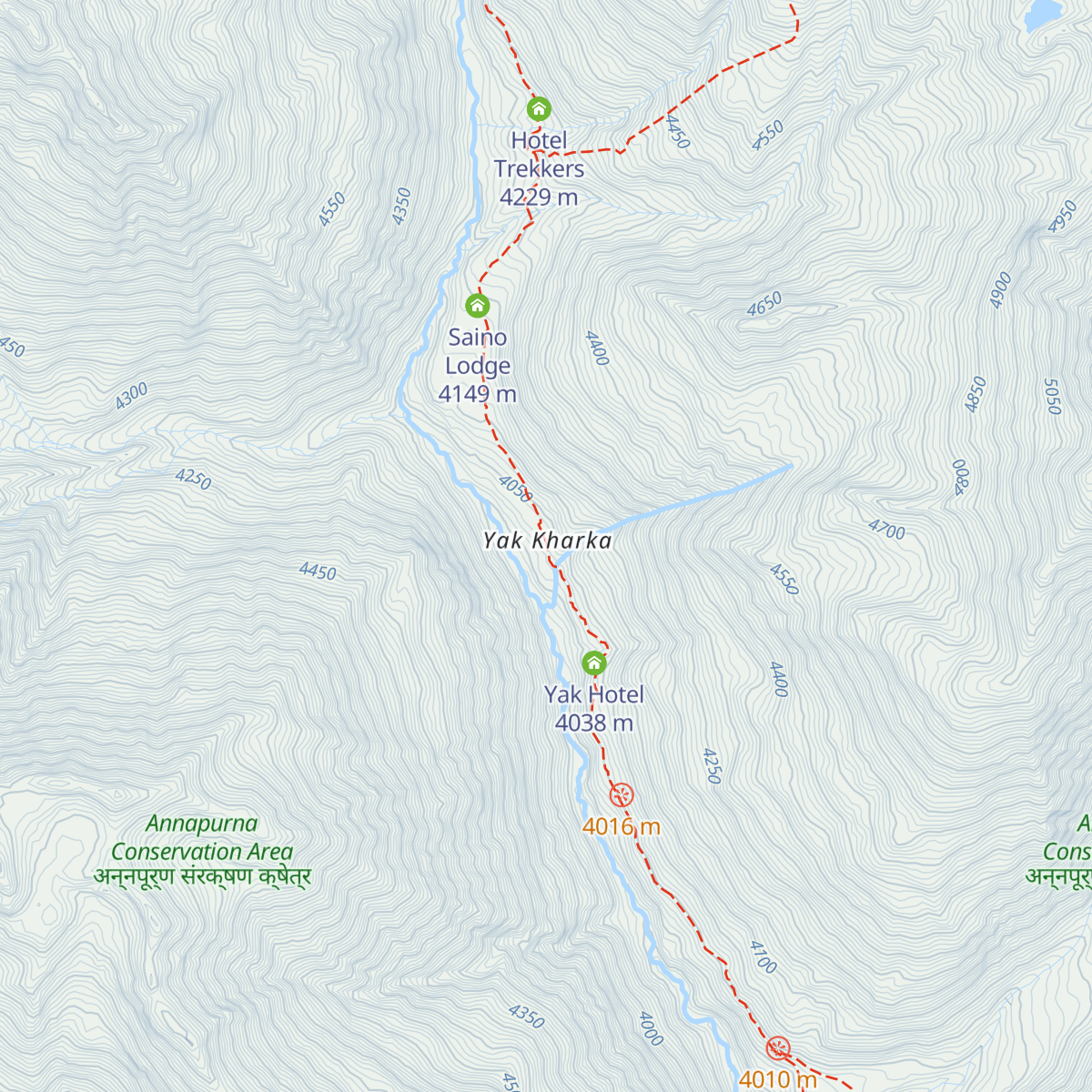Hotel Gangapurna map