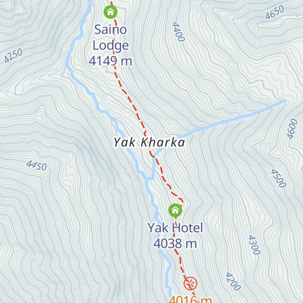 Map of Dhading Lodge