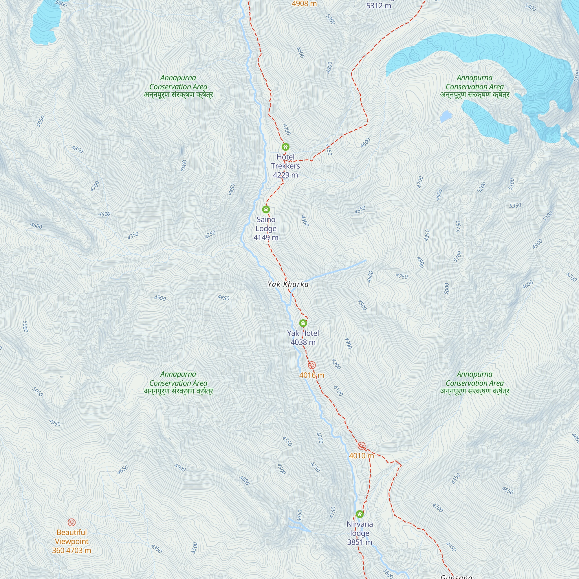 Dhading Lodge map