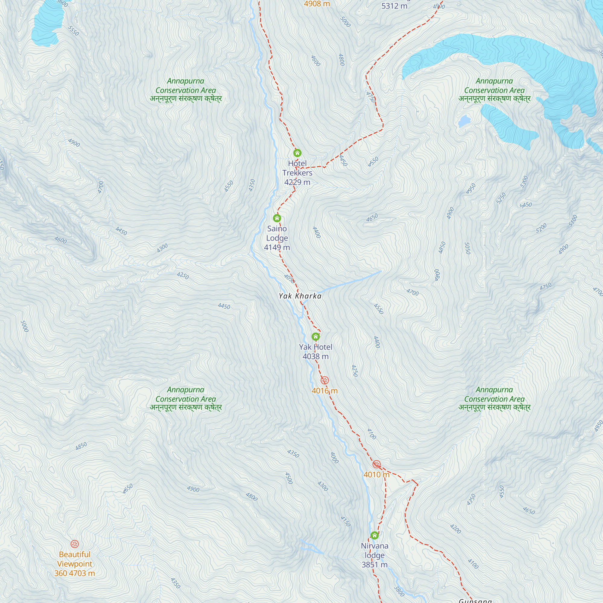 Dhading Lodge map