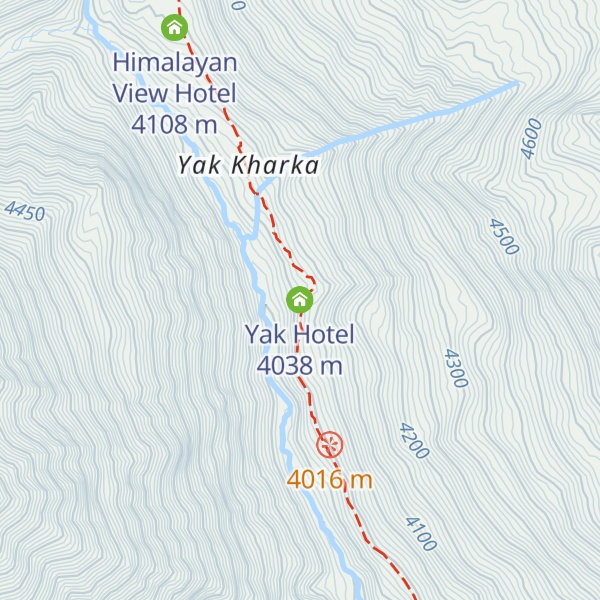 Map of Yak Hotel