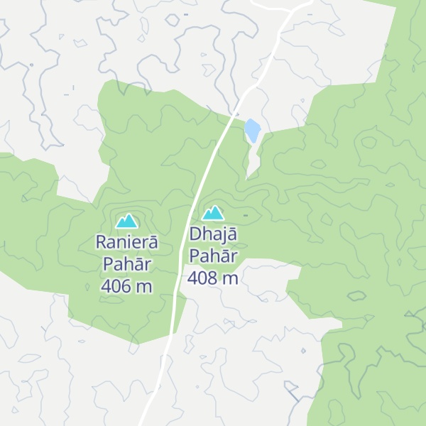 Map of Dhajā Pahār