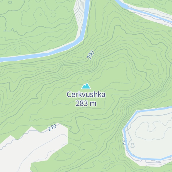 Map of Cerkvushka