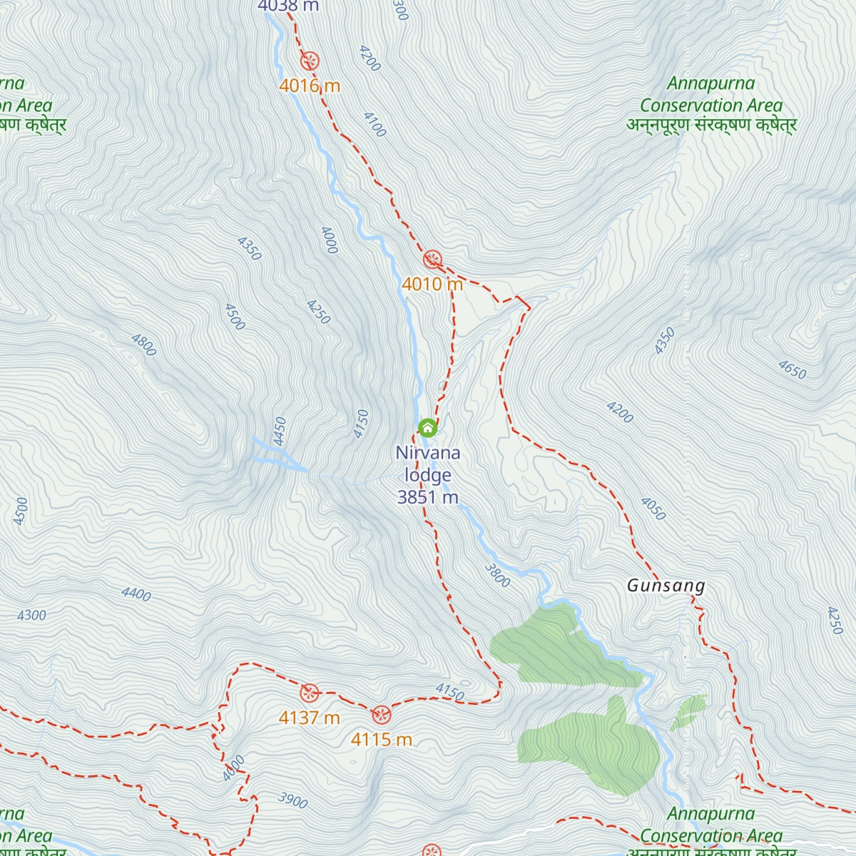 Nirvana lodge map