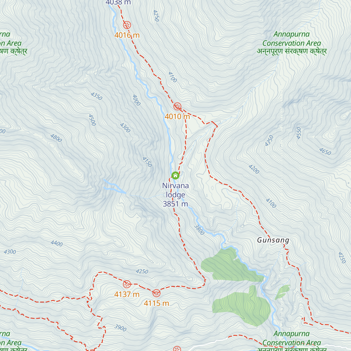Nirvana lodge map