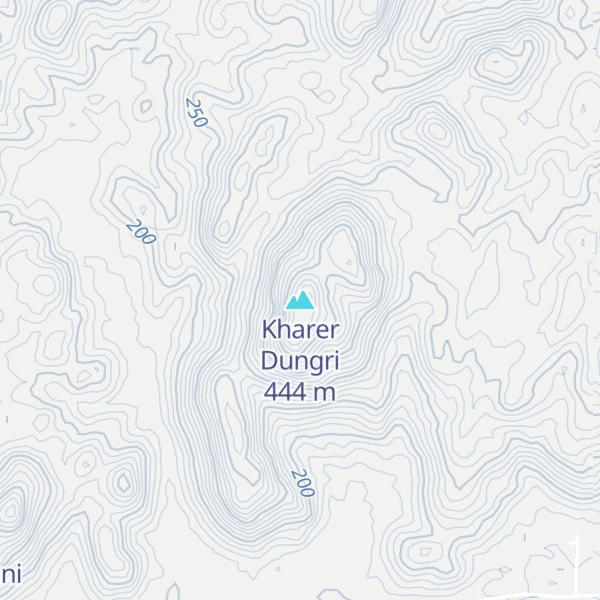 Map of Kharer Dungri