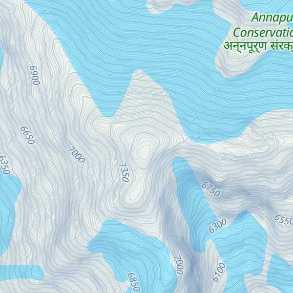 Map of Annapurna III