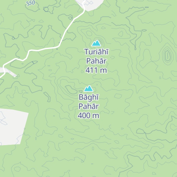 Map of Bāghī Pahār
