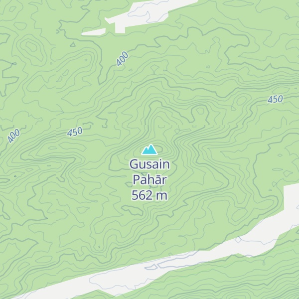 Map of Gusain Pahār