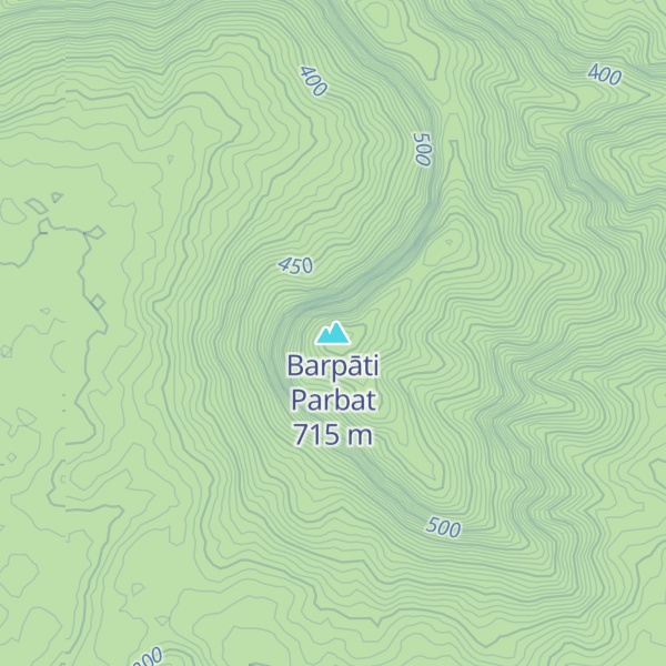 Map of Barpāti Parbat
