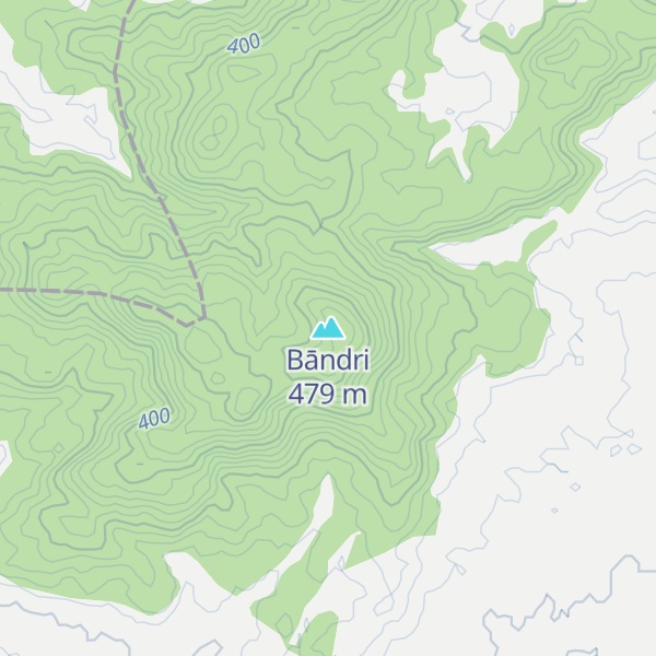 Map of Bāndri