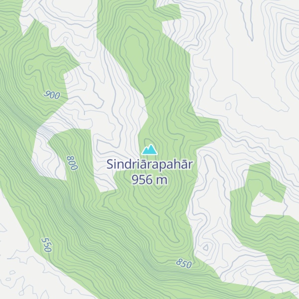 Map of Sindriārapahār