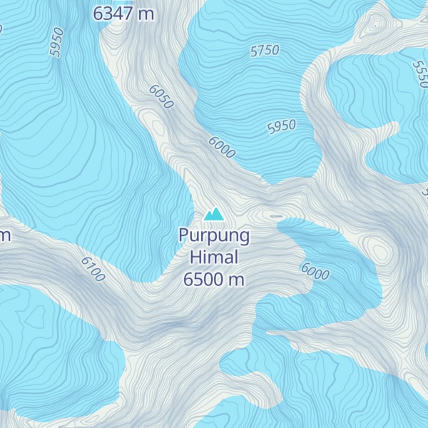 Map of Purpung Himal