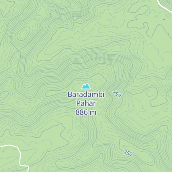 Map of Baradambi Pahār