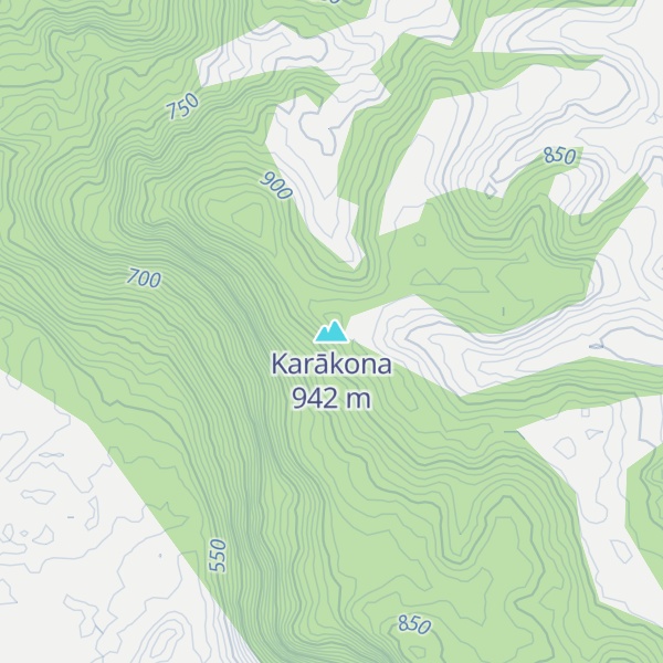 Map of Karākona