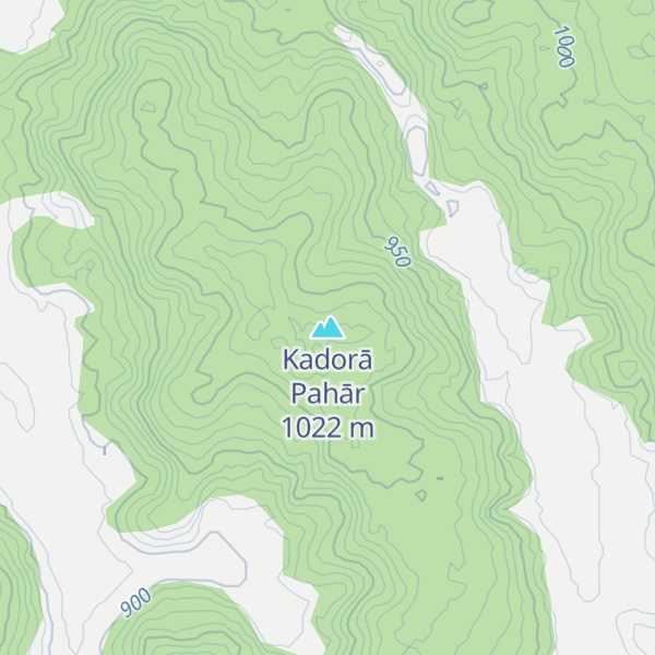 Map of Kadorā Pahār