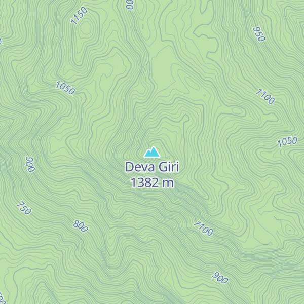 Map of Deva Giri