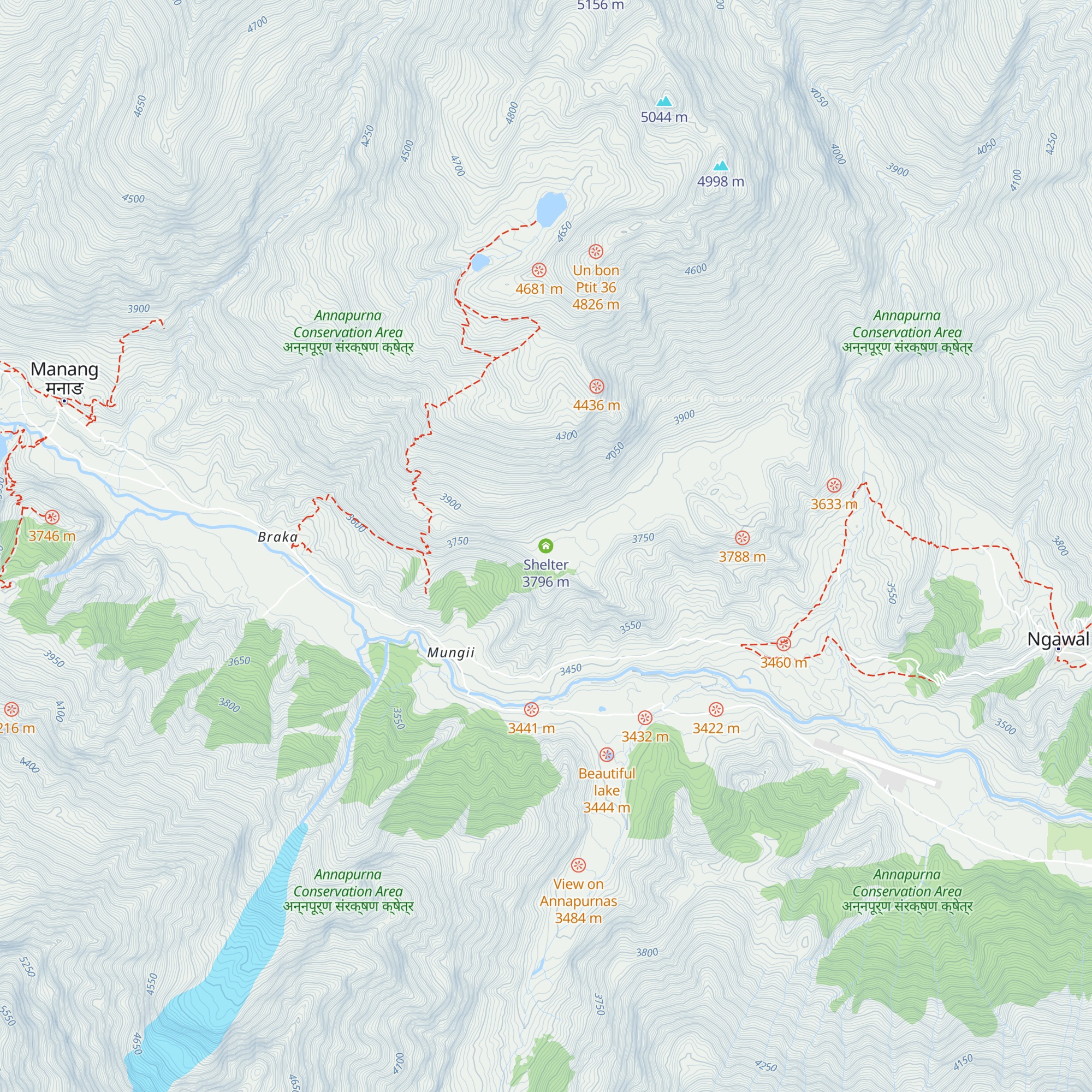 Shelter map