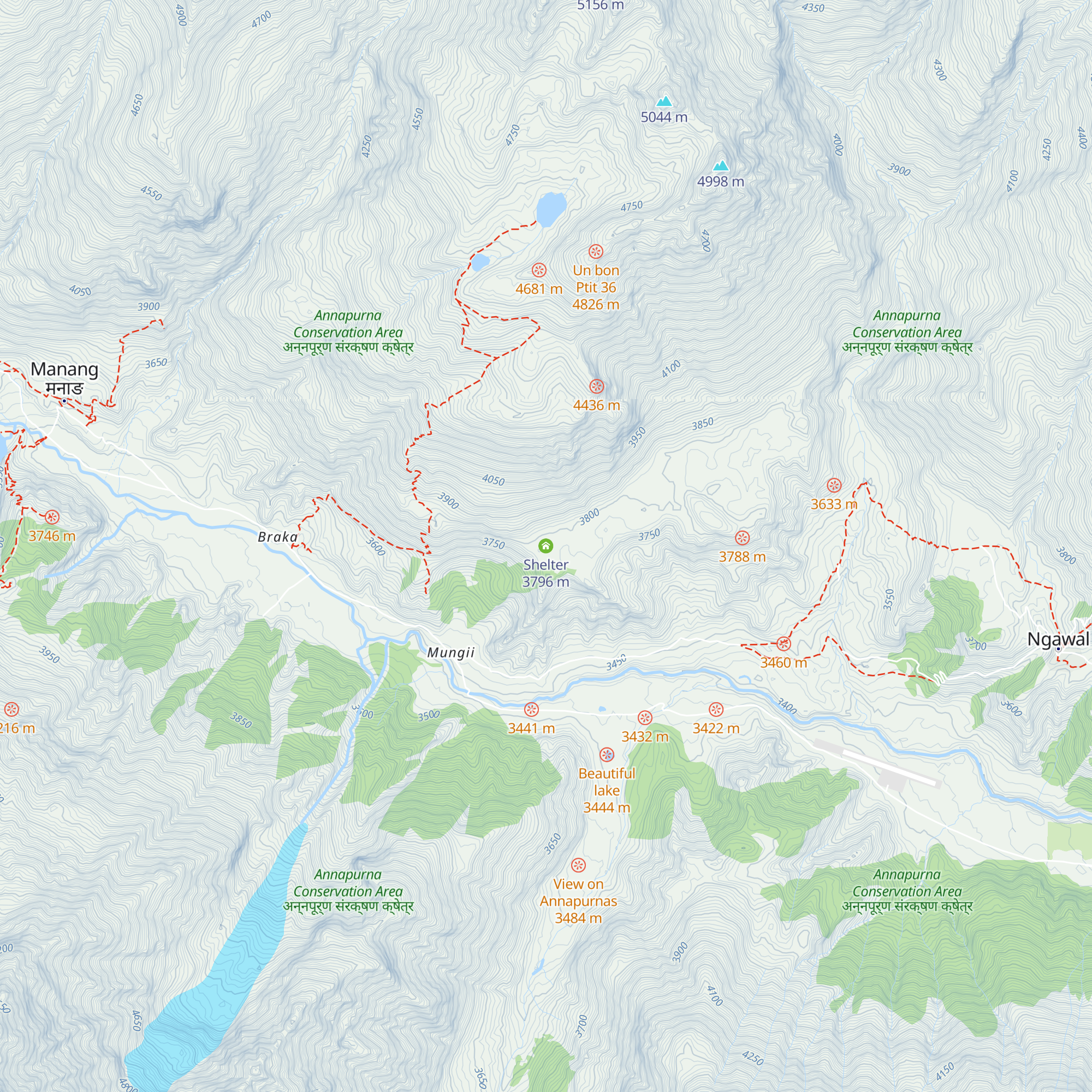 Shelter map